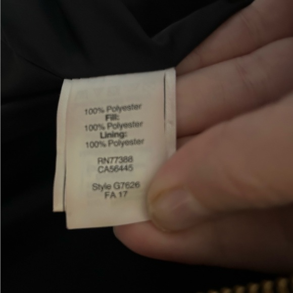 J. Crew Excursion puffer vest herringbone pattern Quilted Size XL Black/Cream - Picture 6 of 10